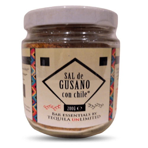 sal gusano con chile